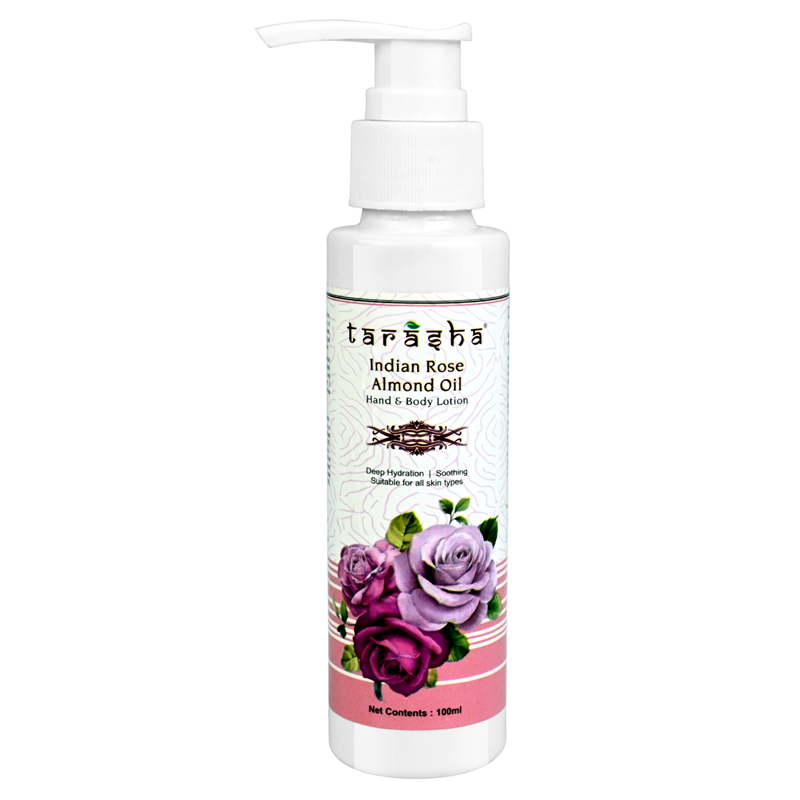 TARASHA INDIAN ROSE ALMOND OIL HAND & BODY LOTION 100ML